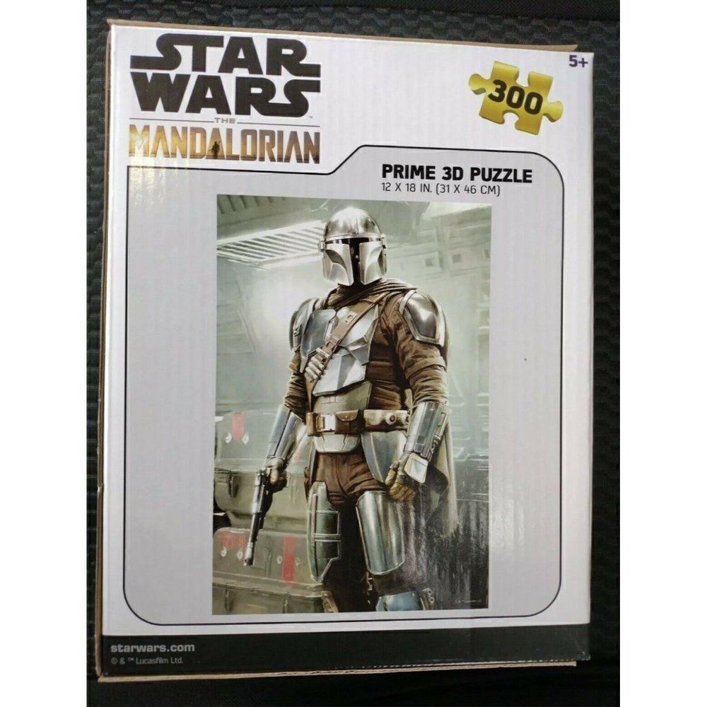 New Star wars, The mandalorian 300 piece prime 3D puzzle. 12" X 18” IN. Ages 6+